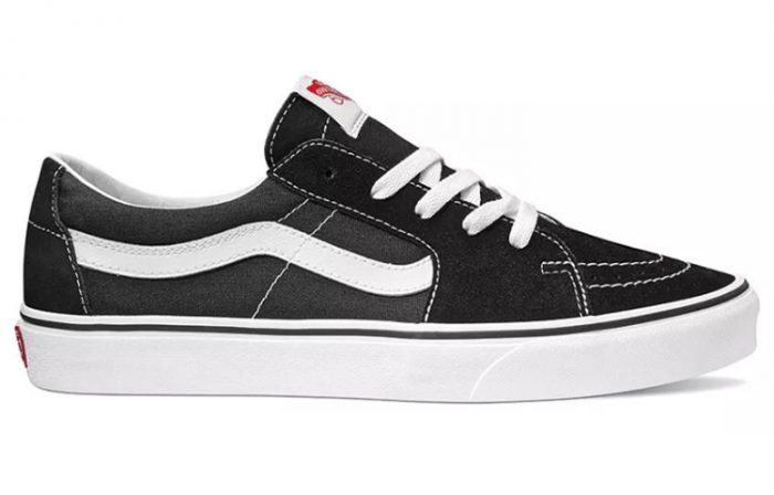 VANS SK8 LOW Топ Скейтборд Кроссовки Унисекс Черный — изображение 2