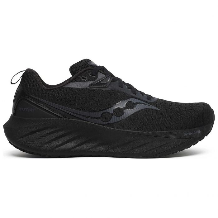 Saucony TRIUMPH Victory 22 Амортизация и Дышащий Низкий Топ Тренировочная Обувь для Беговых Дистанций Мужская Черная — изображение 2