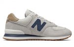 New Balance NB 574 Амортизация Поддержка Устойчивость к истиранию Низкий Топ Беговые кроссовки Унисекс Серый — изображение 2