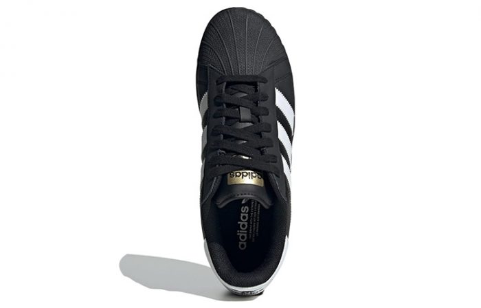 Adidas Originals SUPERSTAR XLG Low Топ Скейтборд Кроссовки Унисекс Черный — изображение 5