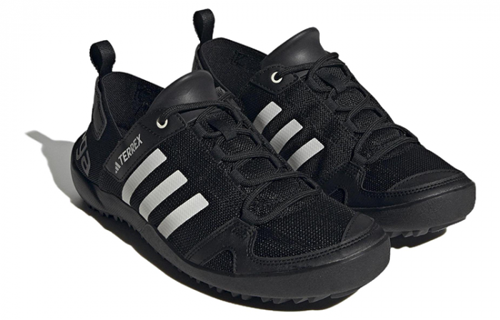 adidas Terrex Daroga Два 13 HEAT.RDY Устойчивый к истиранию Дышащий Низкий Топ На открытом воздухе Функциональный Унисекс Черный — изображение 2