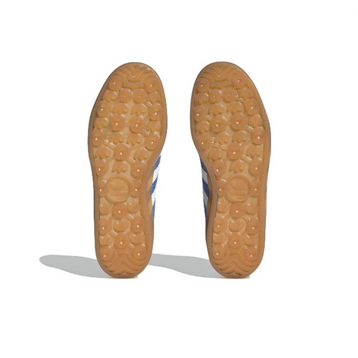 Adidas Originals GAZELLE INDOOR Low Топ Скейтборд Кроссовки Унисекс Синий Белый Коричневый — изображение 6