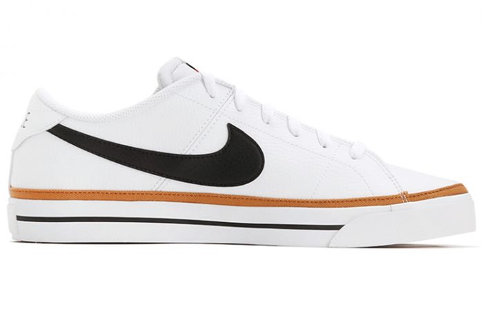 Nike Court Legacy Low Топ Скейтборд Кроссовки Унисекс Белый Черный — изображение 2