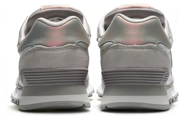 New Balance NB 515 Дышащий Низкий Топ Повседневные Городские Кроссовки для Коммутирования и Бега Женские Серый Розовый — изображение 5