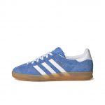 Adidas Originals GAZELLE INDOOR Low Топ Скейтборд Кроссовки Унисекс Синий Белый Коричневый