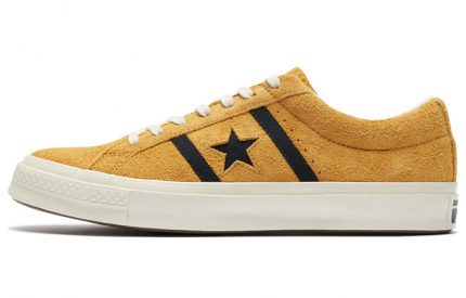 Конверс ONE STAR Non Slip Легкий Низкий Топ Скейтборд Кроссовки Унисекс Желтый