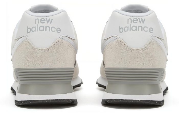 New Balance NB 574 Амортизация Устойчивость к истиранию Легкий Низкий Топ Повседневная Беговая Обувь Unisex Light Серый — изображение 4