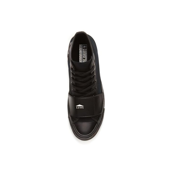 NEIGHBORHOOD совместный бренд x Converse Chuck Taylor All Star 70 Chuck Taylor All Star High Топ Скейтборд Кроссовки Унисекс Черный — изображение 4