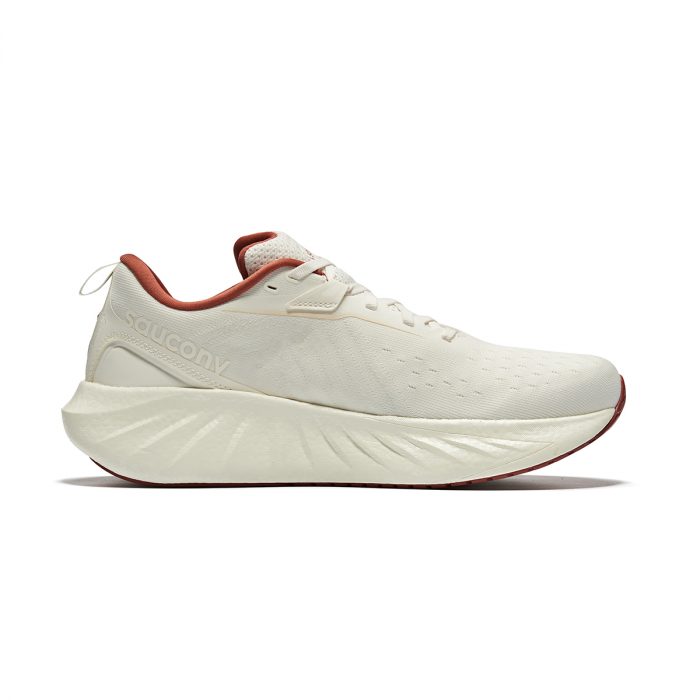 Saucony TRIUMPH Victory 22 Slip-Resistant и Abrasion-Resistant Coating Низкий Топ Беговые кроссовки Унисекс Бежево-коричневый — изображение 2