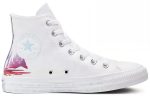 Disney x Converse Chuck Taylor All Star Anna And Elsa High Top Скейтборд Кроссовки Unisex Белый — изображение 2