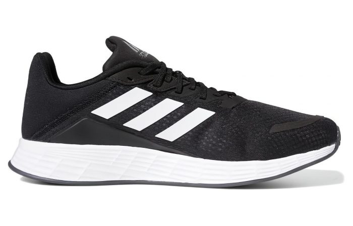 Adidas Duramo Sl Амортизация и Дышащий Низкий Топ Городской Коммутирование Повседневные Беговые кроссовки Мужские Черно-белые — изображение 2