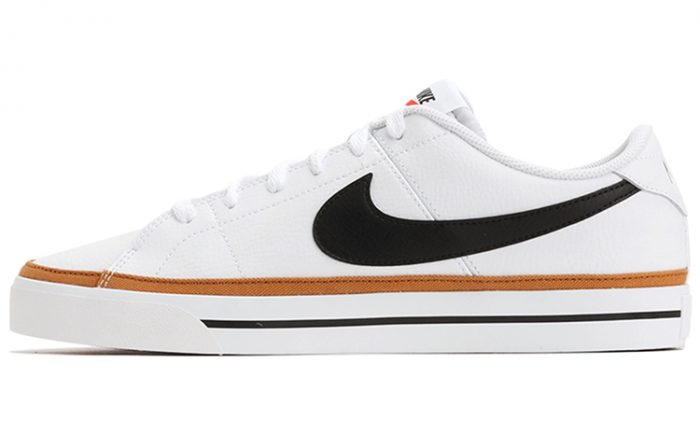 Nike Court Legacy Low Топ Скейтборд Кроссовки Унисекс Белый Черный — изображение 1