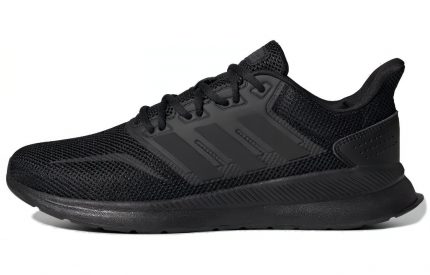 Adidas Runfalcon 1,0 Дышащий и Легкий Низкий Топ Беговые Кроссовки Унисекс Черный