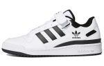Adidas Originals FORUM Низкие Аbrasion-Resistant Low Top Скейтборд Кроссовки Унисекс Белый Черный