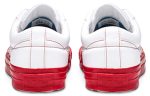 Golf Le Fleur*One x Конверс ONE STAR Slip-Resistant Shock Absorbers Low Top Skateboard Shoes Unisex White Red — изображение 5