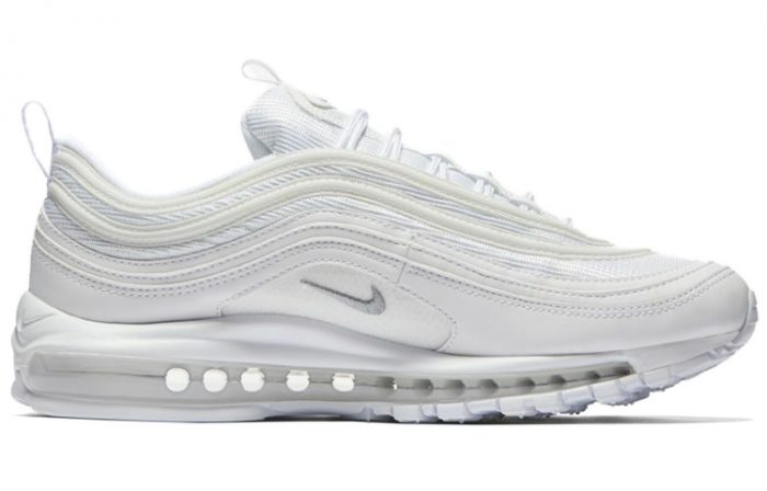 Nike Air Max 97 Амортизация Низкий Топ Беговые Кроссовки Мужские Белые — изображение 2