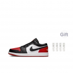 Jordan Air Jordan 1 Low 'Bred Toe' Устойчивый к истиранию Низкий Топ Винтажные Баскетбольные Кроссовки Мужские Bred Toe — изображение 7