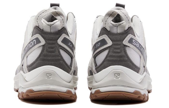 SALOMON XA PRO 3D Suede Низкий Топ Уличная Обувь Унисекс Серый Белый Камлет Серый — изображение 5