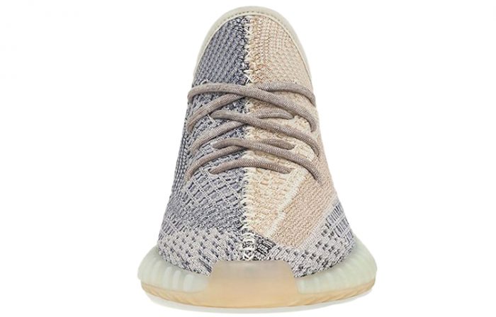 Adidas Originals Yeezy Boost 350 V2 'Пепельный Жемчужный' Низ Резистентный Низкий Топ Спортивная Повседневная Обувь Унисекс Бежевый Серый — изображение 3