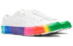 Golf Le Fleur x Конверс ONE STAR Радужный Non Slip Легкий Low Top Скейтборд Кроссовки Унисекс Белый — изображение 3