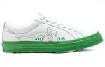 GOLF Le x Конверс Golf Le Fleur*One STA Легкие и Дышащие Низкие Кроссовки для Скейтбординга Унисекс Зеленые — изображение 2