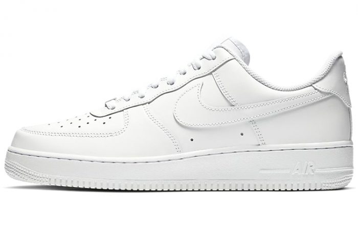 Nike Air FORCE 1 Low 07 Low Топ Скейтборд Кроссовки Мужские Белые — изображение 1