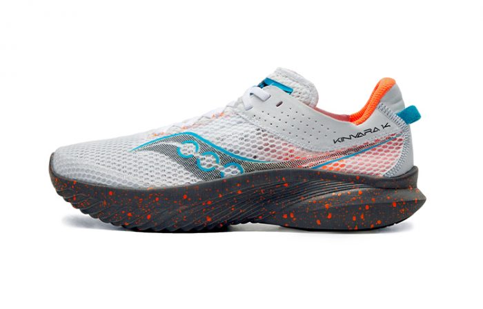 Saucony Kinvara Elite 14 Устойчивый к истиранию Низкий Топ Тренировочные Спринт Беговые кроссовки Мужские Белые — изображение 1