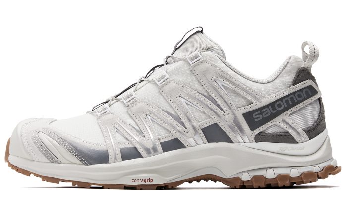 SALOMON XA PRO 3D Suede Низкий Топ Уличная Обувь Унисекс Серый Белый Камлет Серый — изображение 1