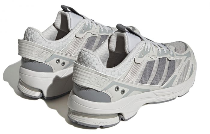 Adidas Spiritain 2000 Устойчивые к истиранию амортизаторы Низкий топ Городской Коммутирующий Повседневный Беговые кроссовки Унисекс Серый Белый — изображение 4