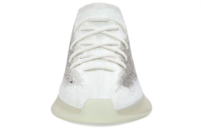 Adidas Originals Yeezy Boost 380 Устойчивый к истиранию MID Топ Casual Унисекс Белый Серый — изображение 3