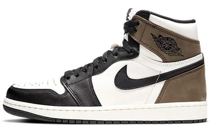 Jordan Air Jordan 1 Retro High OG 'Dark Mocha' High Top Vintage Basketball Shoes Unisex Black Mocha — изображение 1
