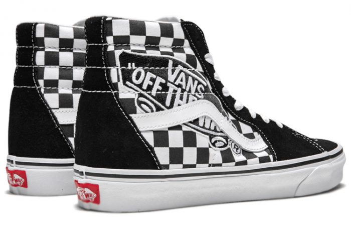 VANS SK8 OTW Patch Черный Высокие Кроссовки для Скейтбординга Унисекс Черный Белый — изображение 4