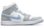 Jordan Air Jordan 1 MID 'Волк GREY' MID Топ Винтажные баскетбольные кроссовки Женские Ледяной синий — изображение 2