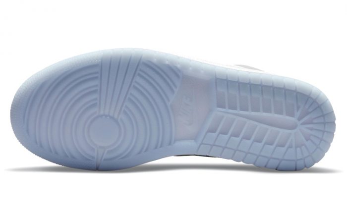 Jordan Air Jordan 1 Low 'Волк GREY' Нижняя юбка Резистентный Низкий Топ Винтажные баскетбольные кроссовки Женские Серый Белый — изображение 5