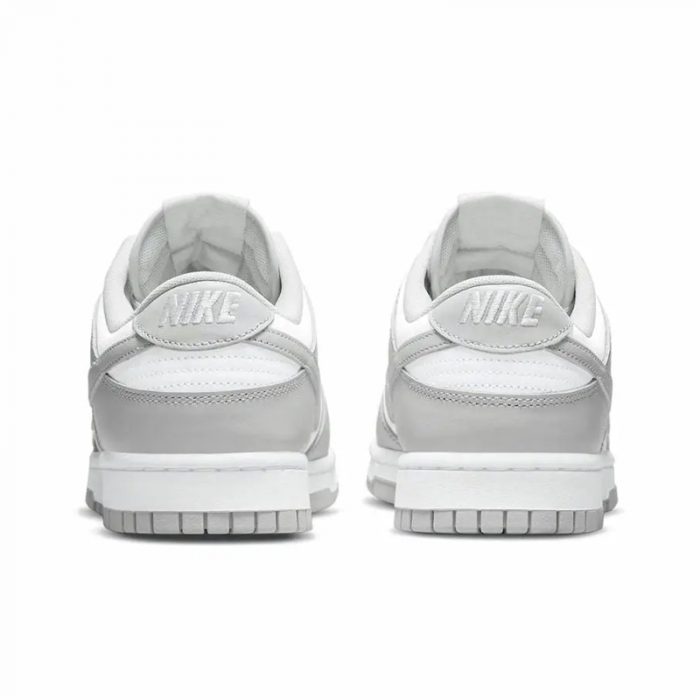 Nike Dunk Retro 'GREY Fog' Устойчивые к истиранию Низкие Скейтборд Кроссовки Мужские Серый Белый — изображение 14