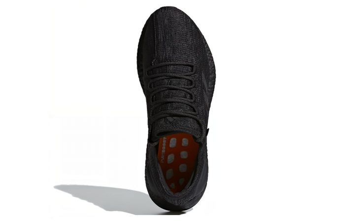 Adidas Pure Boost 2017 Low Топ Повседневные Беговые Кроссовки Унисекс Черные — изображение 5