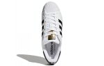 Adidas Originals SUPERSTAR LOW Скейтборд Кроссовки Унисекс Черный Белый — изображение 5