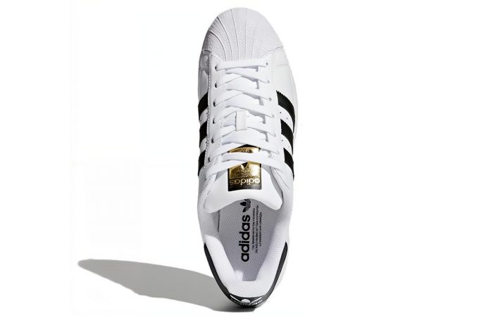 Adidas Originals SUPERSTAR LOW Скейтборд Кроссовки Унисекс Черный Белый — изображение 5