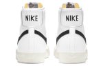 Nike Blazer 77 Vintage MID Скейтборд Кроссовки Unisex Белый Черный — изображение 4