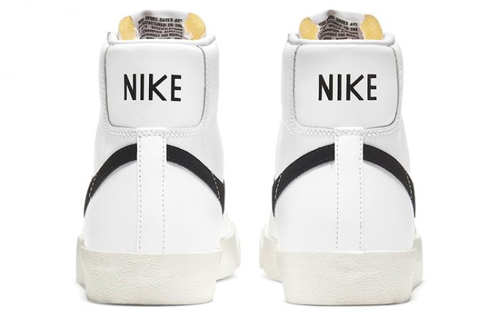Nike Blazer 77 Vintage MID Скейтборд Кроссовки Unisex Белый Черный — изображение 4