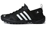 Adidas Climacool Дышащие Низкие Беговые Кроссовки Унисекс Черно-Белые
