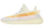 Adidas Originals Yeezy Boost 350 V2 Petite 'Light' Низкий Топ Повседневный Унисекс Белый Желтый — изображение 2