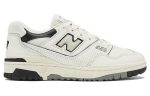 New Balance NB 550 Противоскользящий Устойчивый к истиранию Легкий Низкий Топ Винтажные Баскетбольные Кроссовки Унисекс Белый Черный — изображение 2