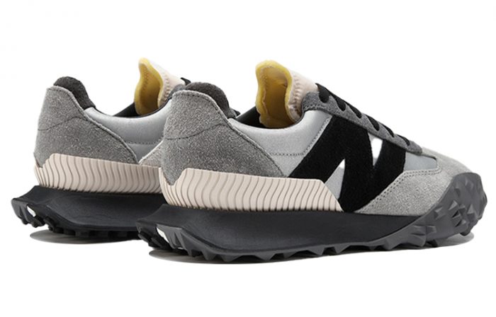 New Balance совместный бренд XC 72 Устойчивый к истиранию Низкий Топ Беговые кроссовки Унисекс Серый Черный — изображение 5
