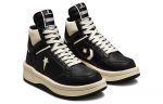 Rick Owens DRKSHDW x Converse TURBOWPN MID Топ Винтажные баскетбольные кроссовки Унисекс Черный Белый — изображение 3