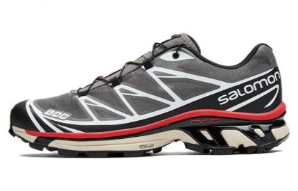 SALOMON XT 6 Амортизаторы Устойчивые к истиранию Низкий Топ Уличная обувь Унисекс Серый