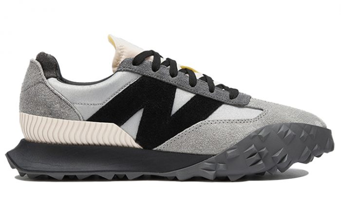 New Balance совместный бренд XC 72 Устойчивый к истиранию Низкий Топ Беговые кроссовки Унисекс Серый Черный — изображение 2