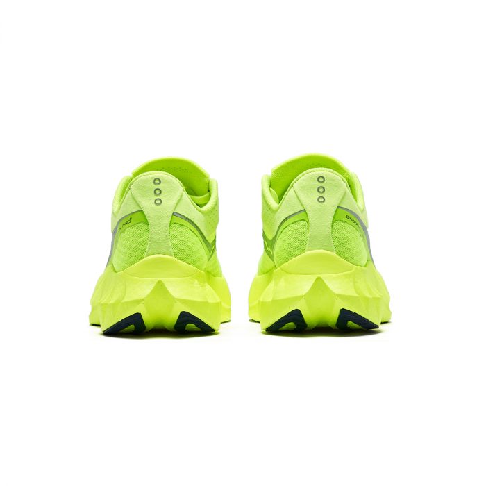Saucony Endorphin Pro 4 Low Топ Беговые кроссовки Мужской Зеленый Серебристый — изображение 4