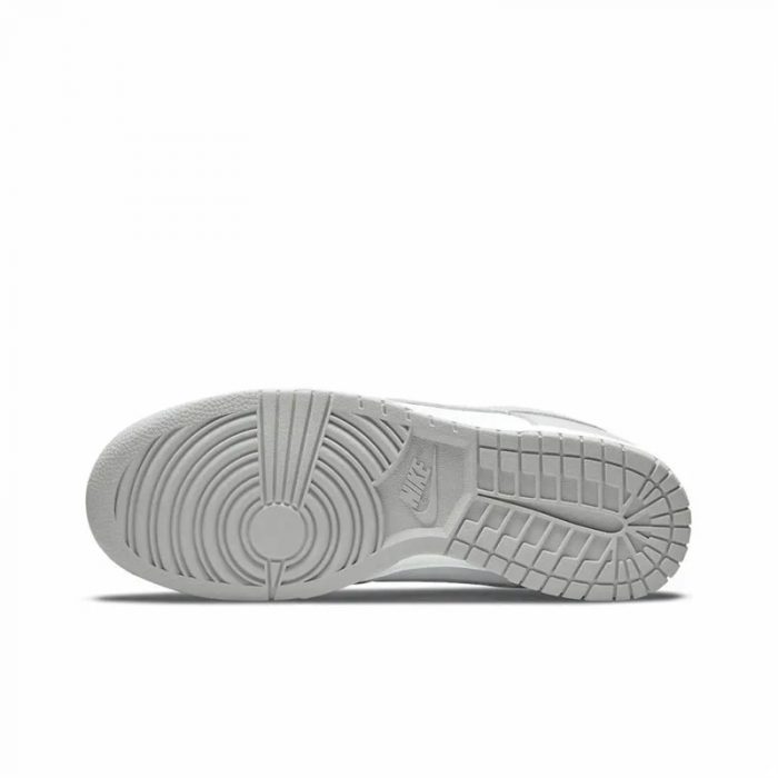 Nike Dunk Retro 'GREY Fog' Устойчивые к истиранию Низкие Скейтборд Кроссовки Мужские Серый Белый — изображение 15