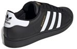 Adidas Originals SUPERSTAR LOW Скейтборд Кроссовки Унисекс Черный Белый — изображение 4